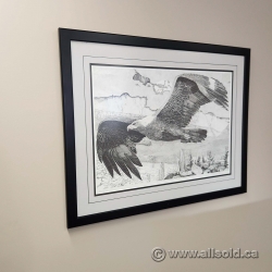 "Golden Eagle" Framed Print by Elder Roland Rollinmud